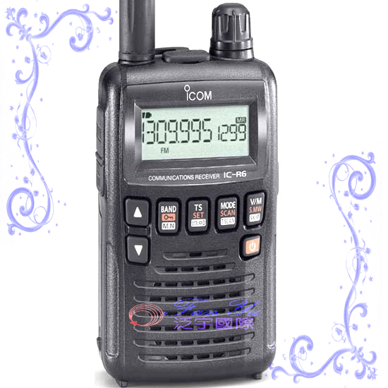 ICOM  IC-R6(接收機) 泛宇無線電對講機